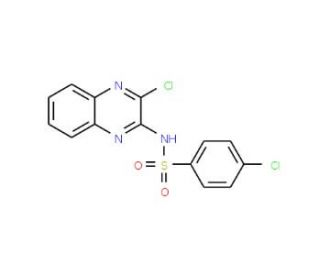 4-Chloro-N-(3-chloro-quinoxalin-2-yl)-benzenesulfonamide - chemical structure image