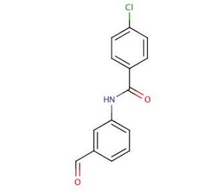 4-Chloro-N-(3-formyl-phenyl)-benzamide - chemical structure image