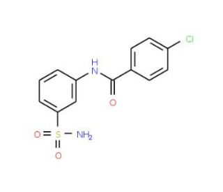 4-Chloro-N-(3-sulfamoyl-phenyl)-benzamide - chemical structure image