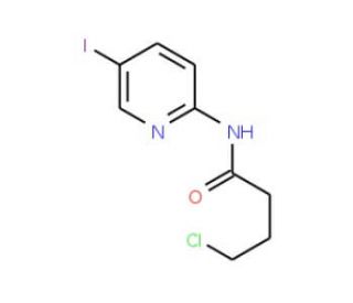 4-Chloro-N-(5-iodo-2-pyridinyl)butanamide - chemical structure image