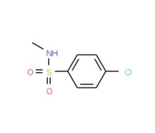 4-Chloro-N-methylbenzenesulfonamide (CAS 6333-79-5) - chemical structure image