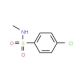 4-Chloro-N-methylbenzenesulfonamide (CAS 6333-79-5) - chemical structure image