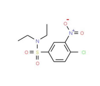 4-Chloro-N,N-diethyl-3-nitro-benzenesulfonamide (CAS 127-53-7) - chemical structure image