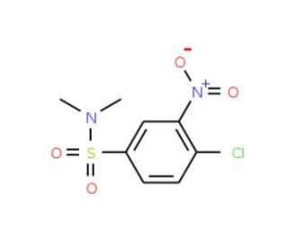 4-Chloro-N,N-dimethyl-3-nitro-benzenesulfonamide (CAS 137-47-3) - chemical structure image