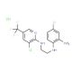 4-Chloro-N~1~-(2-{[3-chloro-5-(trifluoromethyl)-2-pyridinyl]amino}ethyl)-1,2-benzenediamine HCl - chemical structure image