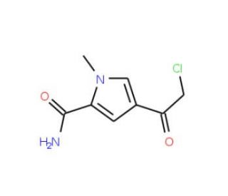 4-(chloroacetyl)-1-methyl-1H-pyrrole-2-carboxamide - chemical structure image