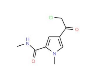 4-(chloroacetyl)-N,1-dimethyl-1H-pyrrole-2-carboxamide - chemical structure image