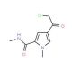 4-(chloroacetyl)-N,1-dimethyl-1H-pyrrole-2-carboxamide - chemical structure image