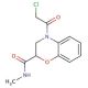 4-(chloroacetyl)-N-methyl-3,4-dihydro-2H-1,4-benzoxazine-2-carboxamide - chemical structure image