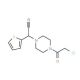 [4-(chloroacetyl)piperazin-1-yl](thien-2-yl)acetonitrile - chemical structure image