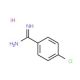 4-Chlorobenzamidine hydriodide (CAS 115297-57-9) - chemical structure image