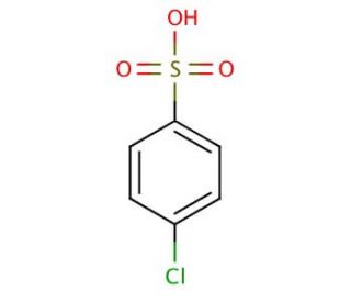4-Chlorobenzenesulfonic acid (CAS 98-66-8) - chemical structure image