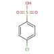 4-Chlorobenzenesulfonic acid (CAS 98-66-8) - chemical structure image