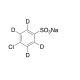 4-Chlorobenzenesulfonic Acid-d4 (CAS 5138-90-9) - chemical structure image