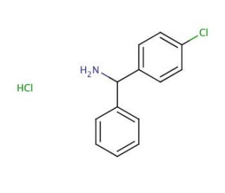 4-Chlorobenzhydrylamine hydrochloride (CAS 5267-39-0) - chemical structure image