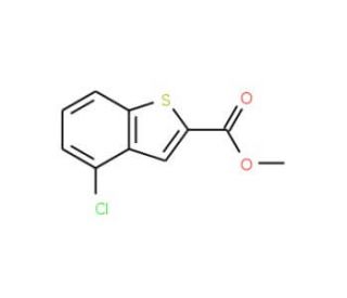 4-Chlorobenzo[b]thiophene-2-carboxylic acid methyl ester (CAS 35212-95-4) - chemical structure image