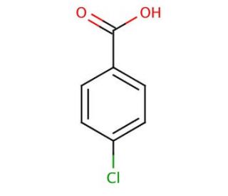4-Chlorobenzoic acid (CAS 74-11-3) - chemical structure image
