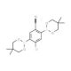 4-Chlorobenzonitrile-2,5-diboronic acid neopentyl glycol ester (CAS 1072944-28-5) - chemical structure image