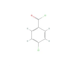 4-Chlorobenzoyl-2,3,5,6-d4 Chloride (CAS 87367-51-9) - chemical structure image