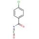 4-chlorobenzoyl isocyanate (CAS 30280-44-5) - chemical structure image