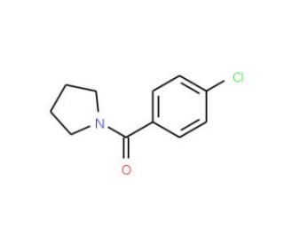 (4-Chlorobenzoyl)pyrrolidine (CAS 349644-07-1) - chemical structure image