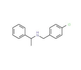 (4-Chlorobenzyl)-(1-phenylethyl)amine - chemical structure image