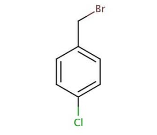 4-Chlorobenzyl bromide (CAS 622-95-7) - chemical structure image