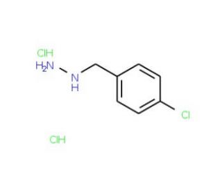 (4-Chlorobenzyl)hydrazine dihydrochloride (CAS 75333-04-9) - chemical structure image