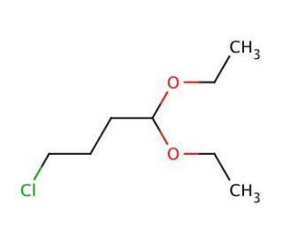 4-Chlorobutyraldehyde Diethyl Acetal (CAS 6139-83-9) - chemical structure image