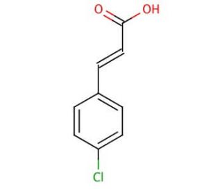 4-Chlorocinnamic acid (CAS 1615-02-7) - chemical structure image