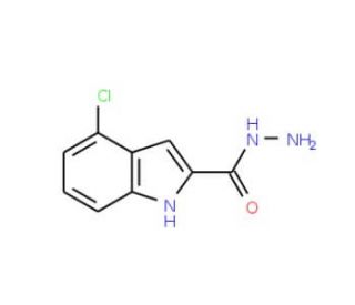 4-Chloroindole-2-carbohydrazide - chemical structure image