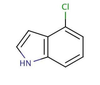4-Chloroindole (CAS 25235-85-2) - chemical structure image