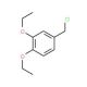4-Chloromethyl-1,2-diethoxy-benzene (CAS 27472-20-4) - chemical structure image