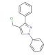 4-(chloromethyl)-1,3-diphenyl-1H-pyrazole - chemical structure image