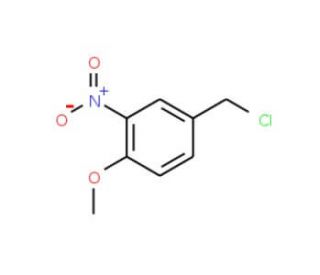 4-(chloromethyl)-1-methoxy-2-nitrobenzene (CAS 6378-19-4) - chemical structure image