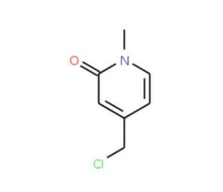 4-(chloromethyl)-1-methyl-1,2-dihydropyridin-2-one - chemical structure image