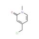 4-(chloromethyl)-1-methyl-1,2-dihydropyridin-2-one - chemical structure image