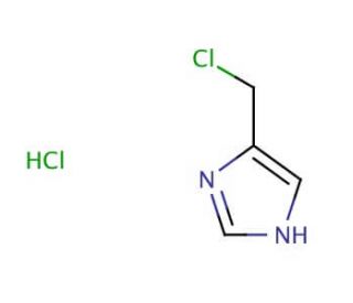 4-Chloromethyl-1H-imidazole Hydrochloride (CAS 38585-61-4) - chemical structure image