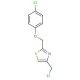 4-(chloromethyl)-2-[(4-chlorophenoxy)methyl]-1,3-thiazole - chemical structure image