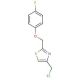 4-(chloromethyl)-2-[(4-fluorophenoxy)methyl]-1,3-thiazole - chemical structure image