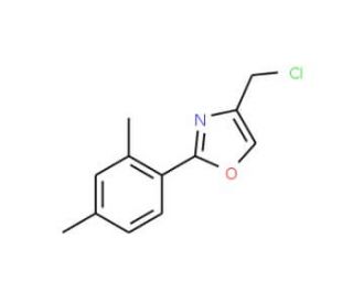 4-(chloromethyl)-2-(2,4-dimethylphenyl)-1,3-oxazole - chemical structure image