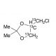 4-Chloromethyl-2,2-dimethyl-1,3-dioxolane-13C3 (CAS 4362-40-7) - chemical structure image