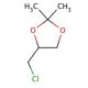 4-Chloromethyl-2,2-dimethyl-1,3-dioxolane (CAS 4362-40-7) - chemical structure image