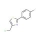 4-(Chloromethyl)-2-(4-fluorophenyl)-1,3-thiazole (CAS 113264-13-4) - chemical structure image