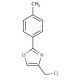 4-(chloromethyl)-2-(4-methylphenyl)-1,3-oxazole - chemical structure image