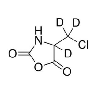 4-(Chloromethyl)-2,5-oxazolidinedione-d3 (CAS 1794713-40-8) - chemical structure image