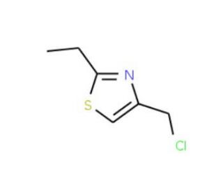 4-(chloromethyl)-2-ethyl-1,3-thiazole (CAS 40516-60-7) - chemical structure image