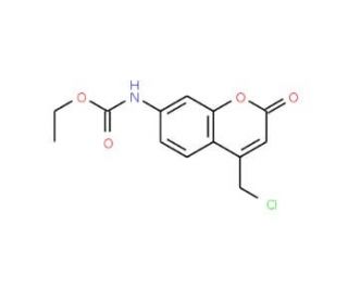 (4-Chloromethyl-2-oxo-2H-chromen-7-yl)-carbamic acid ethyl ester - chemical structure image