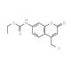 (4-Chloromethyl-2-oxo-2H-chromen-7-yl)-carbamic acid ethyl ester - chemical structure image
