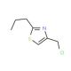 4-(chloromethyl)-2-propyl-1,3-thiazole (CAS 40516-58-3) - chemical structure image